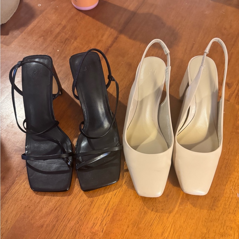 Two pairs of H&M heels bundle
